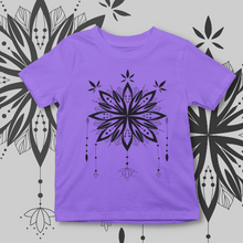 Load image into Gallery viewer, Mandala Lotus Queen | ABSTRACT UNISEX KIDS TSHIRT
