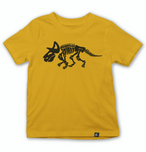 Load image into Gallery viewer, TRICERATOPS BONES KIDS TSHIRT
