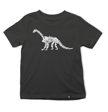 Load image into Gallery viewer, DIPLODOCUS BONES ORGANIC KIDS TSHIRT
