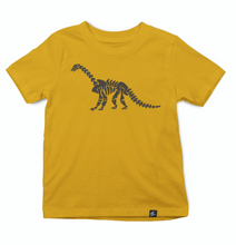 Load image into Gallery viewer, DIPLODOCUS BONES ORGANIC KIDS TSHIRT
