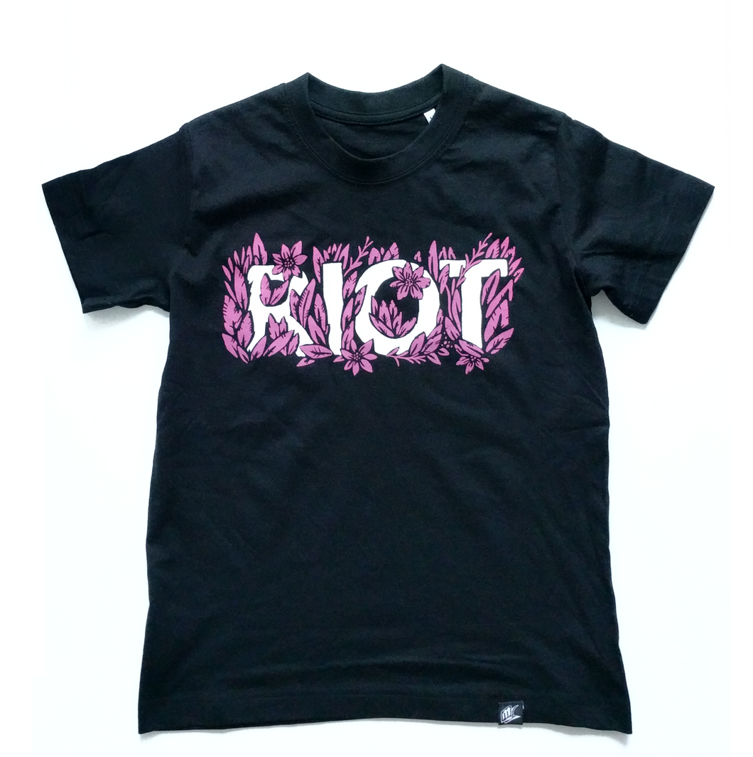 RIOT IN BLOOM KIDS TSHIRT