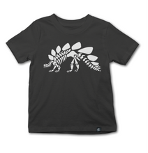 Load image into Gallery viewer, STEGOSAURUS BONES KIDS TSHIRT
