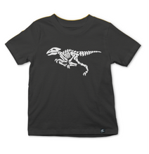 Load image into Gallery viewer, TYRANNOSAURUS REX BONES KIDS TSHIRT
